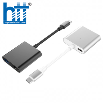 CỔNG CHUYỂN HYPERDRIVE 4K HDMI 3-IN-1 USB-C HUB FOR MACBOOK, IPAD, SURFACE, PC /IPHONE 15 PRO – HD259A