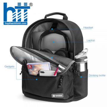 BALO TOMTOC (USA) UNISEX TRAVEL MACBOOK 15″ NEW BLACK – A71-E01D