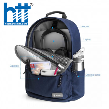 BALO TOMTOC (USA) UNISEX TRAVEL MACBOOK 15″ DARK BLUE – A71-E01B01