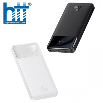 Sạc dự phòng Baseus Bipow Fast Charge 10000mAh 20W White LVA020-1W-20 (PPBD050502)