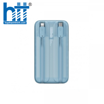 Sạc dự phòng Baseus Comet Series Dual-Cable 10000mAh 22.5W Blue LVA023-1B-22 (PPMD020003)