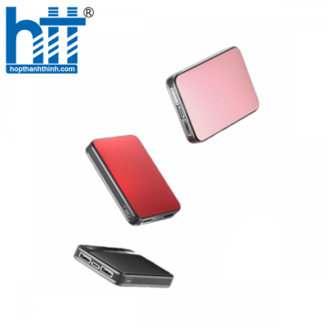 Sạc dự phòng Pisen Skew Led 10000mAh TP-D26LS Pink