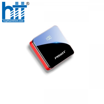 Sạc dự phòng Pisen Led Mirror 10000mAh TP-D45LS Red