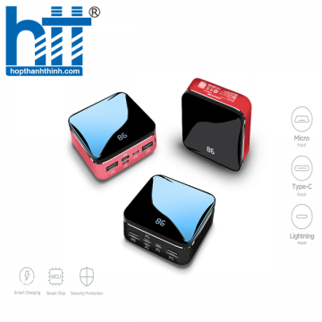 Sạc Dự Phòng PISEN Mini Mirror 10000mAh TP-D24LS (Đen)