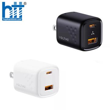 Cốc Sạc Nhanh Voltme Revo 30 Duo GaN Tech Charger (USB + TypeC) V2068 White