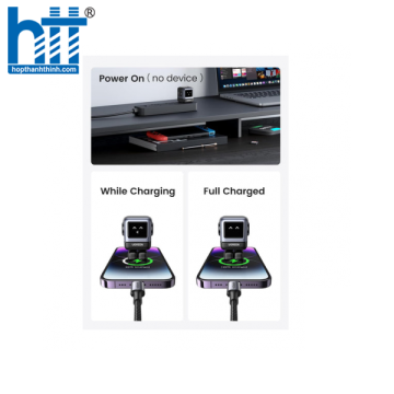 Củ sạc nhanh Robot GaN Nexode RG 65W Ugreen 15570