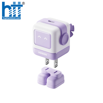 Củ sạc nhanh Robot GaN Nexode RG 30W Type-C Ugreen 25036 CD359 Màu Tím