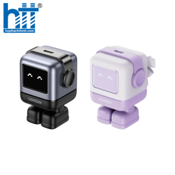 Củ sạc nhanh Robot GaN Nexode RG 30W Type-C Ugreen 15550 CD359 Màu Xám
