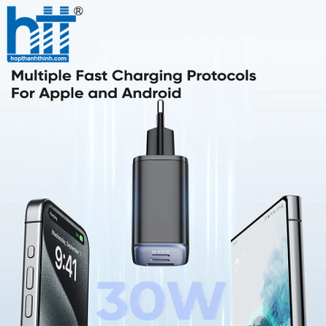 Cốc Sạc Nhanh Mcdodo30W 3-Port Power Digital Display Fast Charger (2Type-C + USB) CH-2180