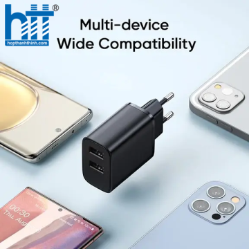 Cốc Sạc Nhanh Mcdodo 12W Dual USB Charger (Chân cắm tròn) CH-5070