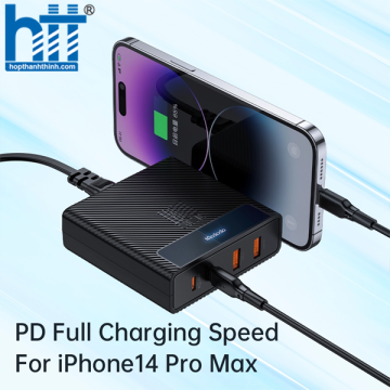 Bộ sạc nhanh Mcdodo Hyperspace Series 100W 4-Port PD Quick Charging Station (2 TypeC + 2 USB) CH-1802