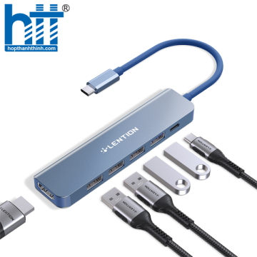 Bộ chuyển đổi USB-C 6 trong 1 CE17H - BLUE