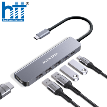Bộ chuyển đổi USB-C 7 trong 1 CE18HCR - GREY