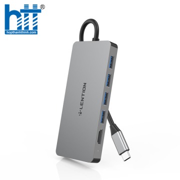 Bộ chuyển đổi USB-C 7 trong 1 Lention C45H