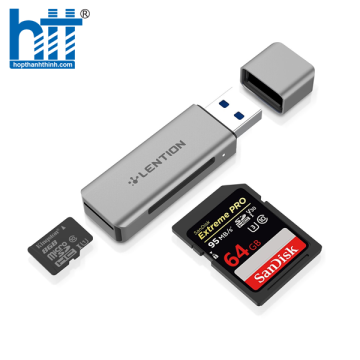 Đầu đọc thẻ USB-A 3.0 Lention H7