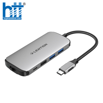Bộ chuyển đổi USB-C 8 trong 1 Lention C48