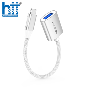 Bộ chuyển đổi USB-C sang USB-A 3.0 Lention C6 Silver