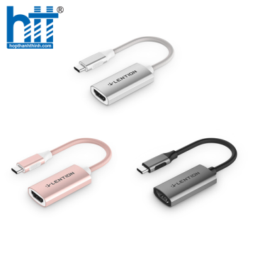 Bộ chuyển đổi Type C sang HDMI (4K 60Hz) Lention CU607H - Silver