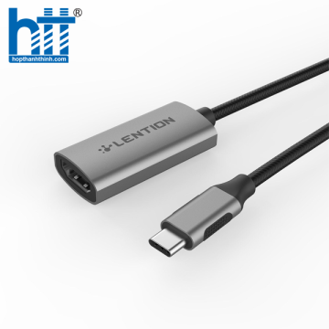 Bộ chuyển đổi Type C sang HDMI (4K 60Hz) Lention CU607H - Grey
