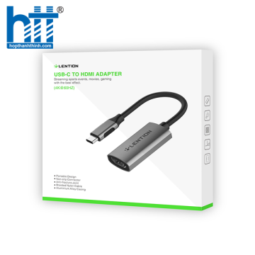 Bộ chuyển đổi Type C sang HDMI (4K 60Hz) Lention CU607H - Grey