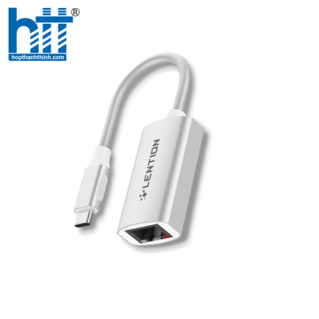 Bộ chuyển đổi USB-C sang RJ45 (1000M) Lention CU604E Silver