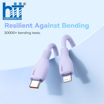 Cáp Sạc Nhanh Baseus Pudding Series Fast Charging Cable Type-C to iP 20W P10355701111-01 2M