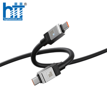 Cáp Sạc Nhanh C to C Baseus CoolPlay Series Fast Charging Cable Type-C to Type-C 100W Orange 2M
