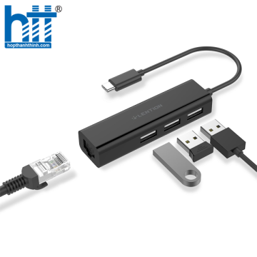 Bộ chuyển đổi USB-C 4 trong 1 Lention UC-USB2.0
