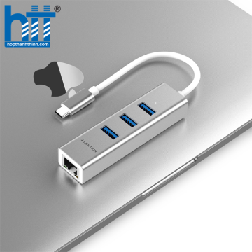 Bộ chuyển đổi USB-C 4 trong 1 Lention C23s Sliver
