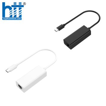 Bộ chuyển đổi Lention USB-C sang RJ45 (1000M) HU404GE BLACK