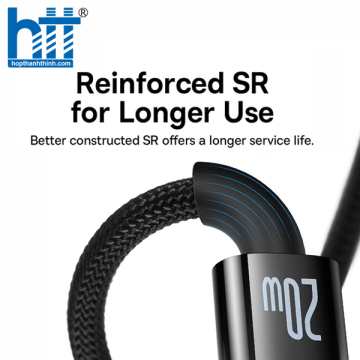 Cáp Sạc nhanh Tự Ngắt Baseus Explorer Series Auto Power-Off Type-C to IP 20W Blue 1M