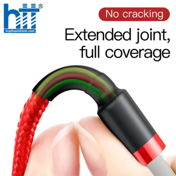 Cáp sạc nhanh, truyền dữ liệu tốc độ cao USB to iP Baseus Cafule Lightning cho iPhone/ iPad BR 1M