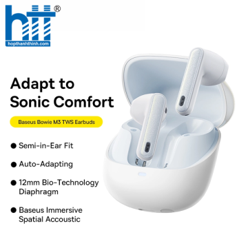 Tai Nghe Bluetooth Baseus Bowie M3 True Wireless Earphones Blue