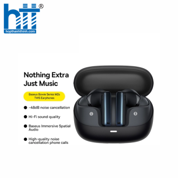Tai Nghe Bluetooth Baseus Bowie M2s True Wireless Earphones Black 