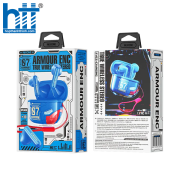 Tai Nghe Bluetooth Wekome WS-07 Armour END Wireles Earphone Blue