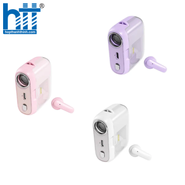 Tai Nghe Bluetooth Wekome S28 Projector Wireless Earphone Purple