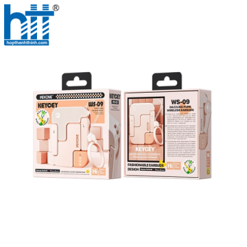 Tai Nghe Bluetooth WEKOME WS-09 Keycey Wreless Earbuds Pink