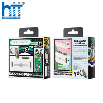 Tai Nghe Bluetooth Wekome Outstanding Appearance Beluga S1 Wireless Earphone White