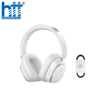 Tai Nghe Chụp Tai Chống Ồn Baseus Bowie H1 Pro Noise-Cancellation Wireless Headphones White