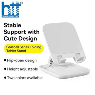 Giá Đỡ Tablet Xếp Gọn Baseus Seashell Series Folding Tablet Stand White