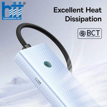 Hub Mở Rộng Kết Nối Baseus UltraJoy Series 4-Port HUB Grey 150CM