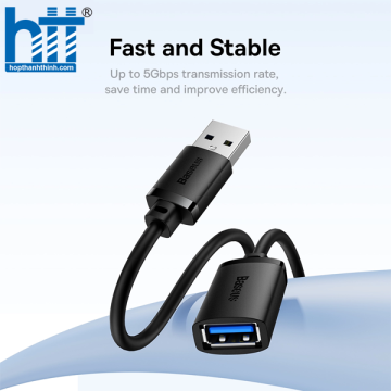 Cáp Nối Dài USB Tiện Lợi Baseus AirJoy Series USB3.0 Extension Cable 2M