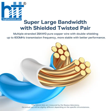 Cáp Mạng 2 Đầu LAN Baseus High Speed 7 types of RJ45 10Gigabit network cable 10M