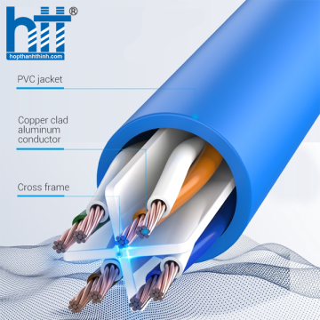 Cáp mạng CAT6 UTP đầu đúc dài 2M Vention