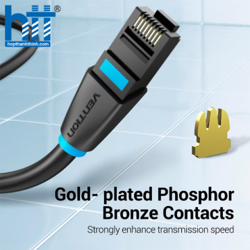 Cáp mạng CAT6 UTP đầu đúc dài 15m Vention IBBBN