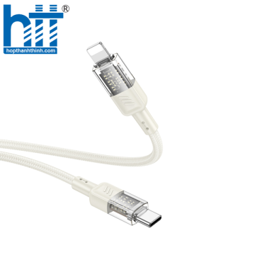 CÁP DỮ LIỆU SẠC TRONG SUỐT U129 SPIRIT PD IP