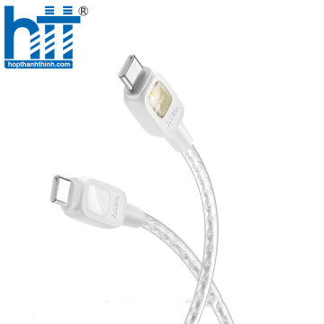 CÁP DỮ LIỆU SẠC TẮT NGUỒN THÔNG MINH SILICON U124 60W TYPE-C TO TYPE-C