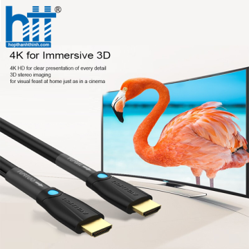 CÁP HDMI 20M VENTION (AAMBQ) HỖ TRỢ 2k/4K@30Hz (cho công trình)