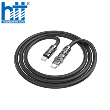 Cáp dữ liệu sạc xoay U118 Type-C sang Type-C Triumph 60W