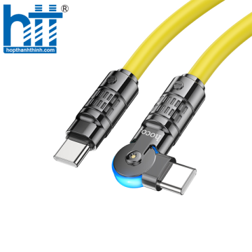 Cáp dữ liệu sạc xoay U118 Type-C sang Type-C Triumph 60W